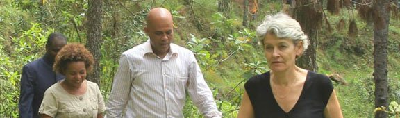  Martelly à Seguin pour constater l’état du Parc national La Visite
