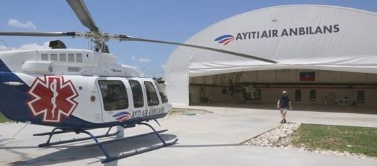 Haïti:un service médical d’urgence par hélicoptère