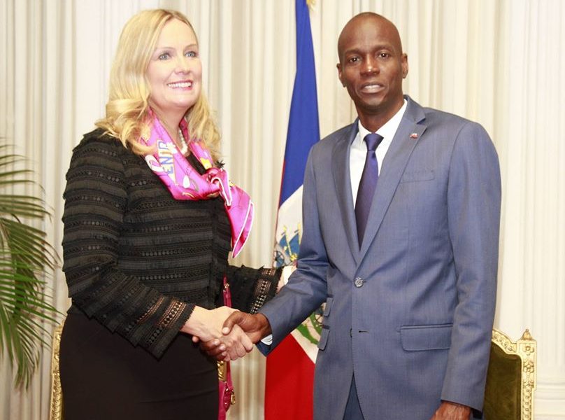  Jovenel a reçu les lettres de créance de deux nouveaux ambassadeurs accrédités en Haïti