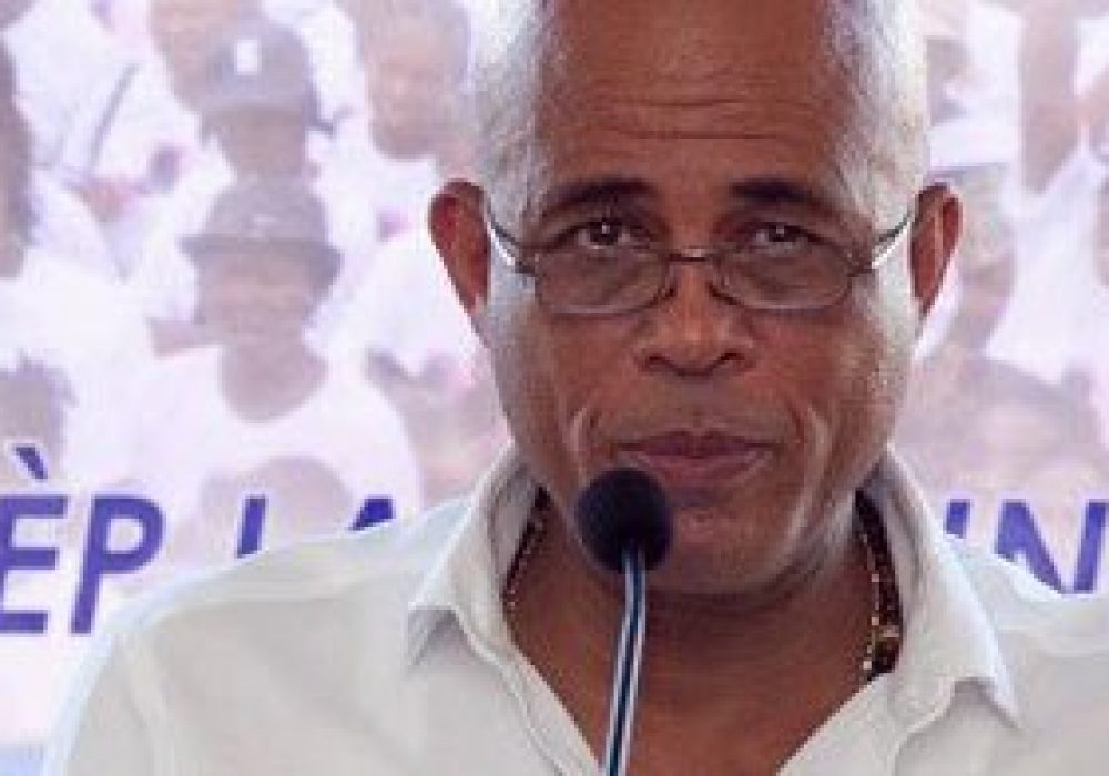 Le Président Michel Martelly